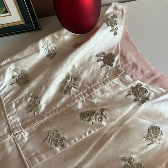 Gorgeous Traditional Pinkish-Beige Long Gown (SMALL) - Picture 8 of 8